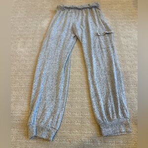 Grey cargo sweatpants